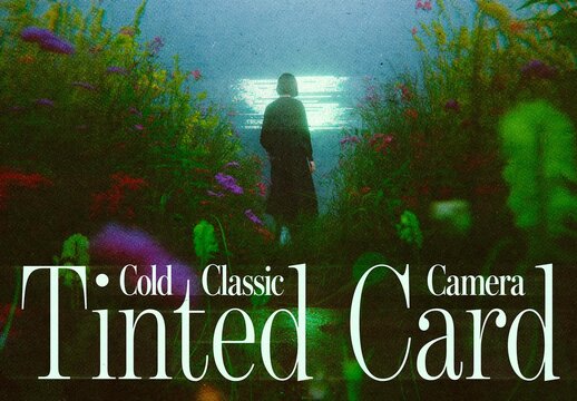 Tinted Cold Card Photo Effect