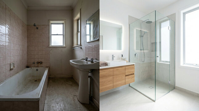 Before and After Bathroom Renovation: Old vs Modern Luxury Makeover