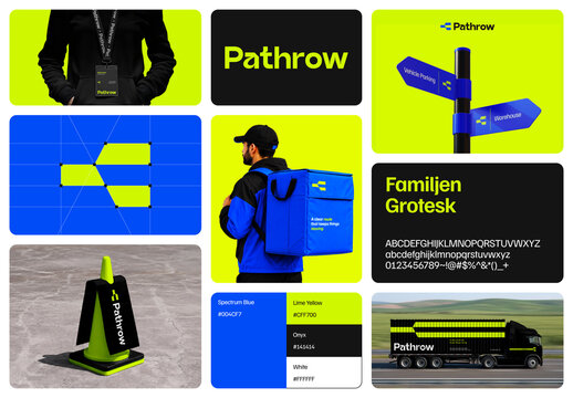Logistics Company Brand Identity Kit Design Layout