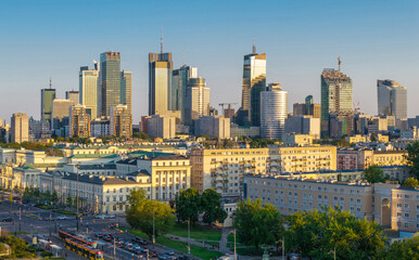 Panorama centrum Warszawy © Dejan Gospodarek