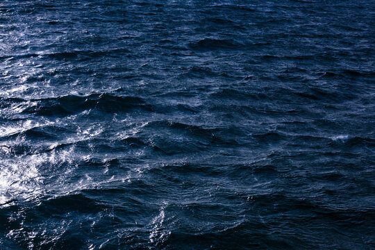 Wind generated rough water in Puget Sound.