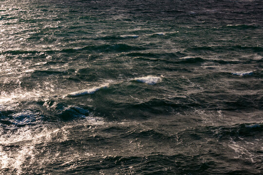 Wind generated rough water in Puget Sound.