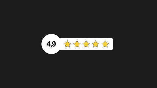 Multiple review cards stack sequentially with text, five stars, and user avatars. Ideal for testimonial displays, feedback systems, and UI design.