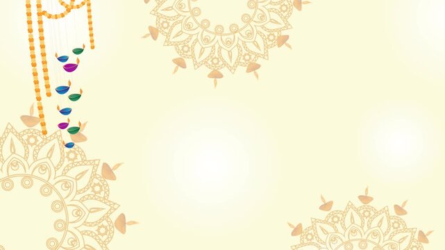 Traditional marigold flower garland toran vector, perfect for Indian Hindu wedding, navratri, dussehra, Diwali, karwa chauth festival decoration, floral border ornament design for celebration themes