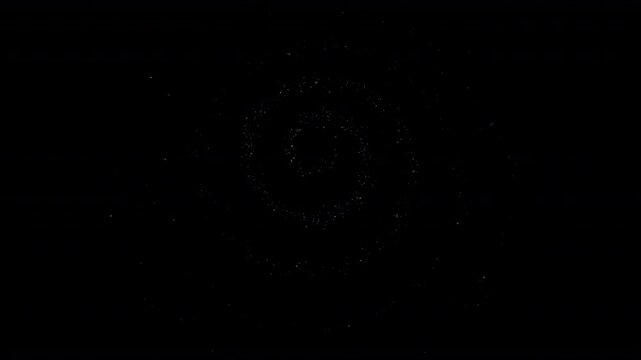 Glowing Magic Particles and Fantasy Energy Light Effect Background