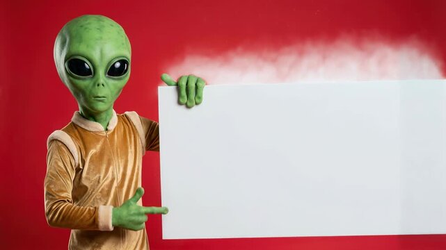 Glowing UFO hovering above night road with passing car. Alien saucer flyover over highway. Extraterrestrial visit mystery. Discount sale and promotion background concept.