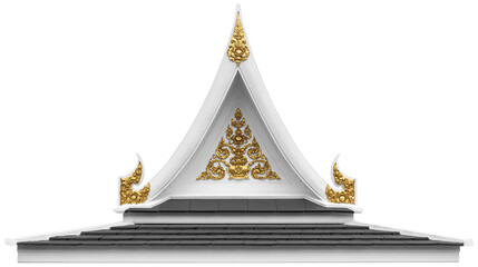 Mock up temple roof black tile pattern © Ratchapon
