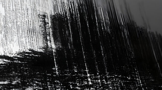 Photocopies of a black and white sheet of paper with a background or texture, with grain and noise illustration