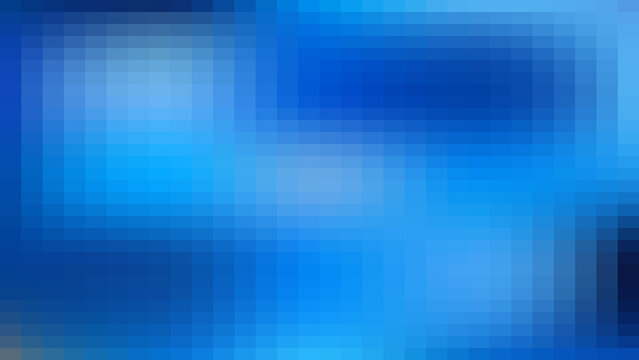 Abstract pixelated background, featuring a grid, of blue squares, in a soft, mosaic style