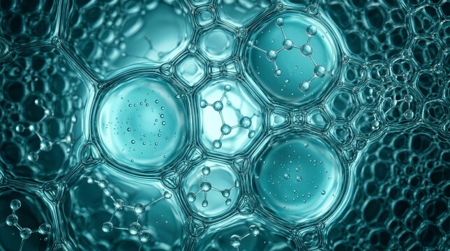 Science research of amino acid biology for cosmetic medicine and beauty care.