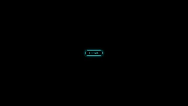 Minimalist Glowing "DISCOVER" Button on a Dark Background