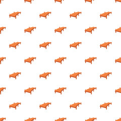 Fototapeta premium Seamless pattern featuring a collection of tiny wooden bridges or docks