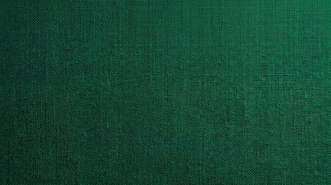 Dark Green Linen Fabric Texture Background