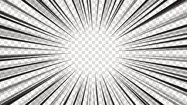 Animated looped background in pop art and comic style.