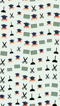 Education and school supplies pattern