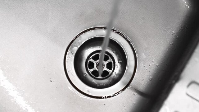 Stainless steel kitchen sink drain