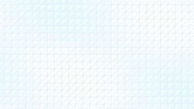 Clean white triangular wireframe grid surface background