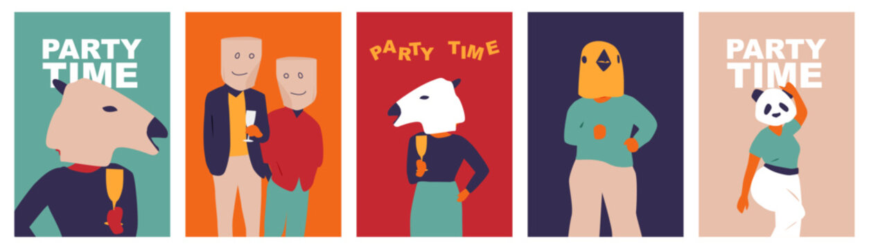 Party Time fun card set.