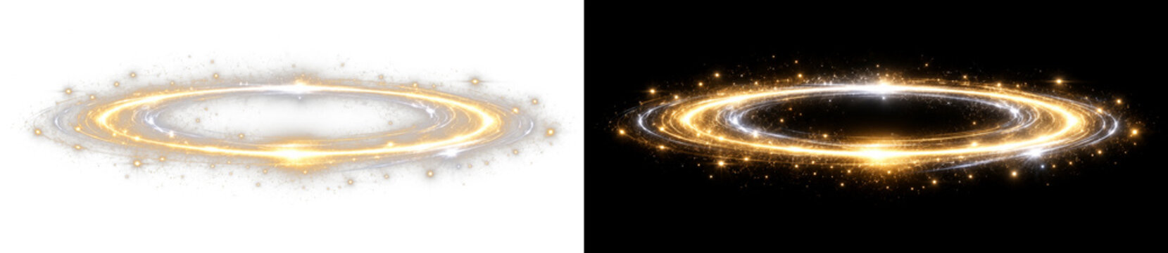 Glowing Magic Rings Light Effect Icons