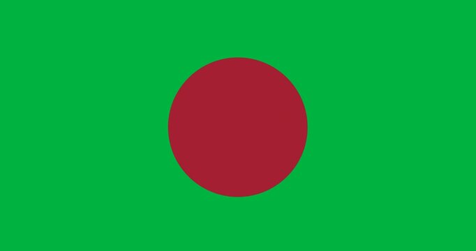 Digital animation of red concentric circles against black background