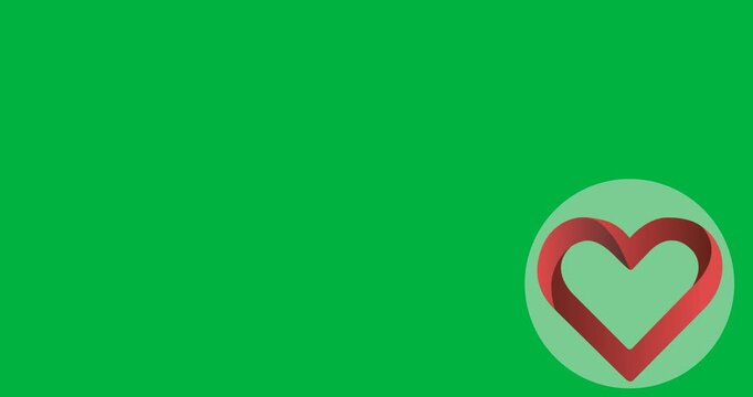 Heart Month promotes heart health awareness with digital animations on a transparent background.