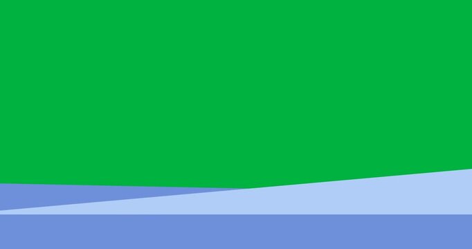 Digital animation of grass icon against copy space on transparent background