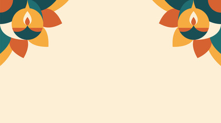 A beautifully designed diwali background vector featuring traditional lamps flowers and vibrant colors perfect for festive celebrations and greetings © Vectorhouettefile