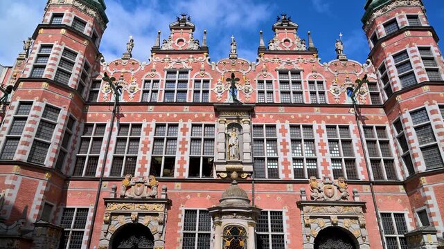 Great Armoury historic building in Gdansk, Poland