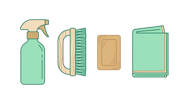 Natural cleaning tools for sustainable living and eco-friendly alternatives  
