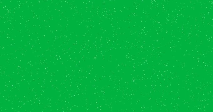 Animation of snow falling in winter on black background