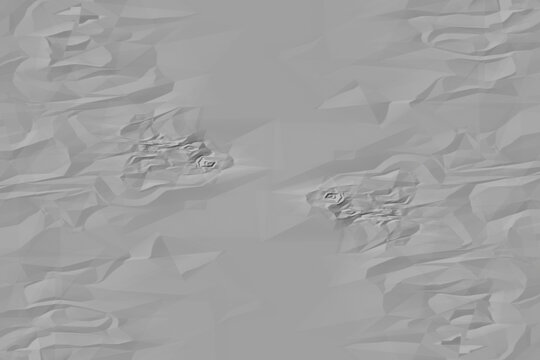 Gray polygonal wolf heads form a repeating pattern against a monochromatic background creating a textured design abstract animal art canine complex.