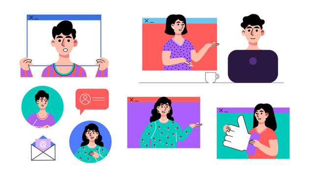 Online Video Conference and Communication Set