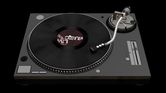 Direct Drive DJ Turntable Vinyl Record
