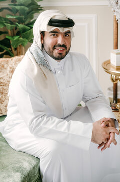 Arab man in majlis