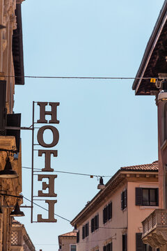 Hotel Sign Above Old Street