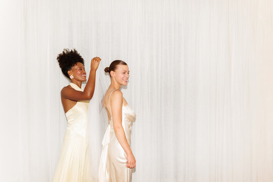 Crowning with bridal veil