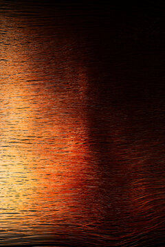 Abstract Flowing Line Texture with Warm Glow