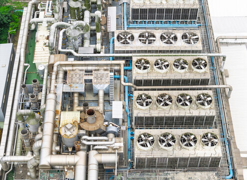 Cooling towers, ventilation systems, infrastructure high tech ma
