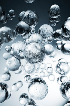 Floating Liquid Bubbles in Abstract Space