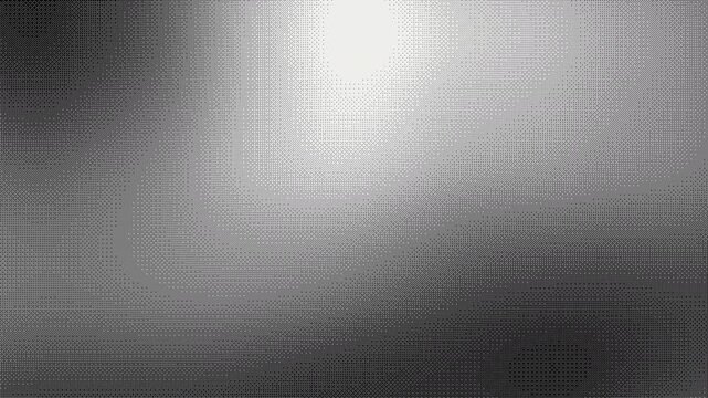 Animated 1 bit dither gradient on black 4K seamless loop