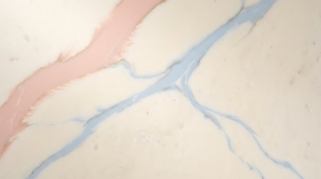 Blue and pink abstract river map illustration