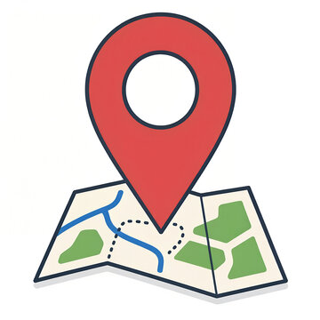 map pointer with pin