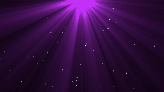 Ray of spot light on the violet Merry Christmas background. loop 4k