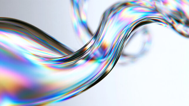Abstract Holographic Fluid Wave with Prismatic Light Dispersion