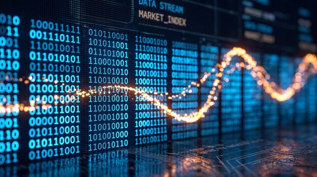 Financial Market Data Analysis and Stock Trading Graph