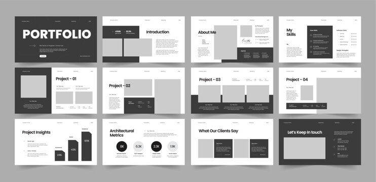 Architecture Portfolio Presentation, Portfolio Presentation Template 