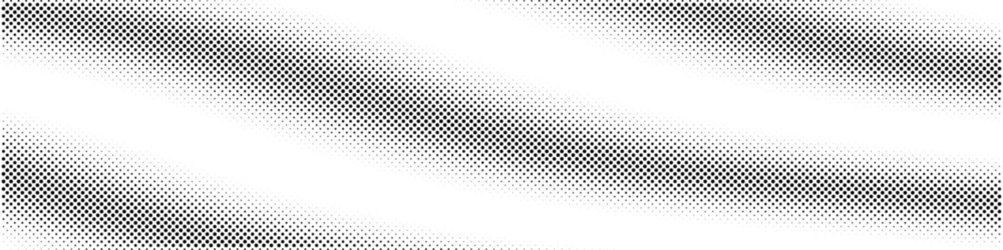 Halftone dots wave texture, black gradient dots grid, screen print halftone gradient, comic dot halftone background texture