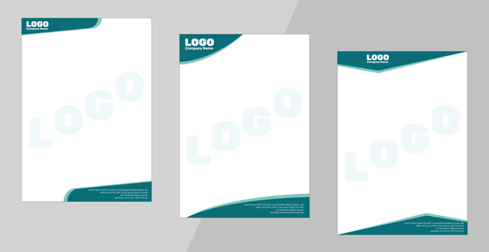 Professional Corporate Letterhead Vector Bundle