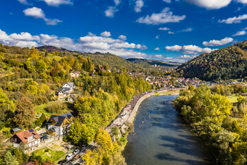 Redyk Jesienny Szczawnica Polska Dron © Rakowsky Films