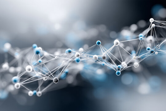 Knowledge Network &mdash; Luminous Nodes Connected Through Data Pathways in a Dark Environment


